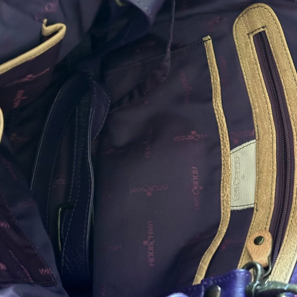 Anuschka leather bag (#9) - Picture 4 of 6